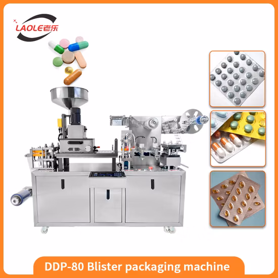 Dpp-260 Automatic Tablet Blister Packing Machine PVC Alu Medical Packaging