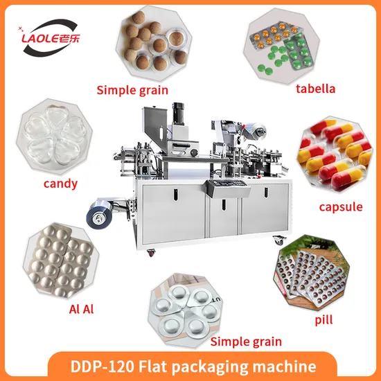 Dpp-260 Automatic Tablet Blister Packing Machine PVC Alu Medical Packaging